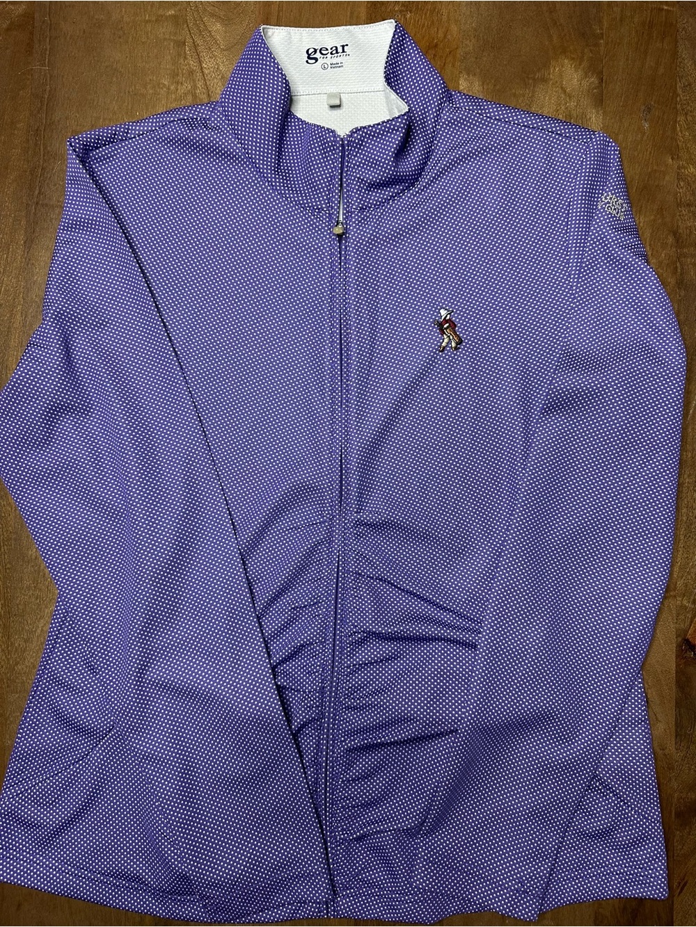 Gear For Sports Women's Purple Microdot Zip Jacket